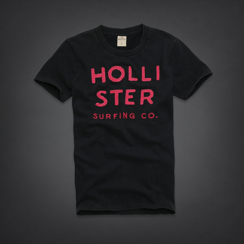 Hollister Hombres De Cuello Redondo Corto Remera HCO3991